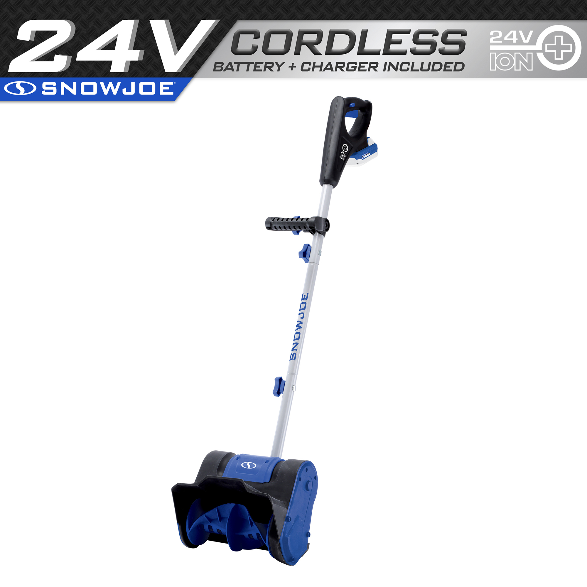 Snow Joe Cordless Snow Shovel Kit — 24V, 10in. Width, 4.0Ah Battery and Charger, Model# 24V-SS10